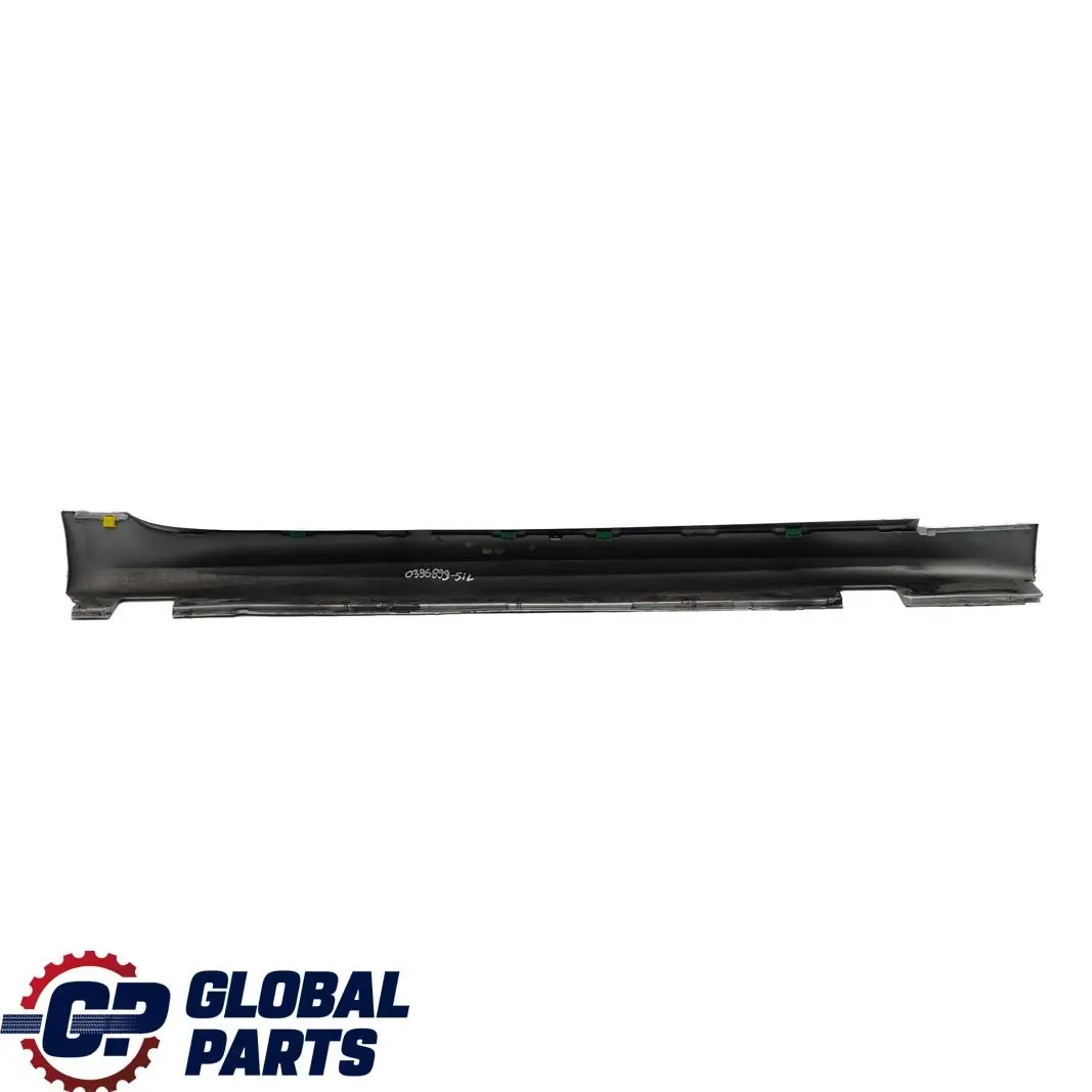 BMW 5 E60 E61 M Sport M5 Bas de Porte Seuil Fa?ade Gauche Silverstone - SKU 0396899-SIL - Numéro de pièce 0396899