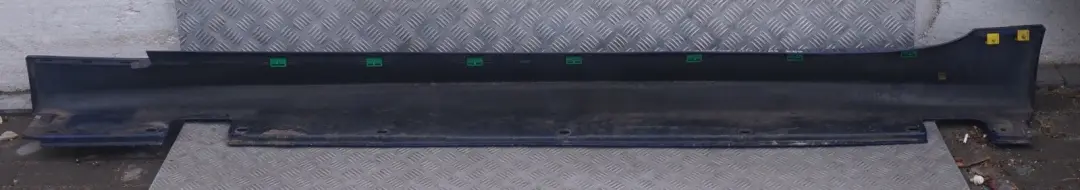 M-Sport Door Sill Cover Skirt Right O/S Interlagos Blue to BMW 5 Series E60 E61 M5 with Part number 396900 BMW 5 Series E60 E61 M5 M-Sport Door Sill Cover Skirt Right O/S Interlagos Blue - SKU 0396900-INT - Part number 396900