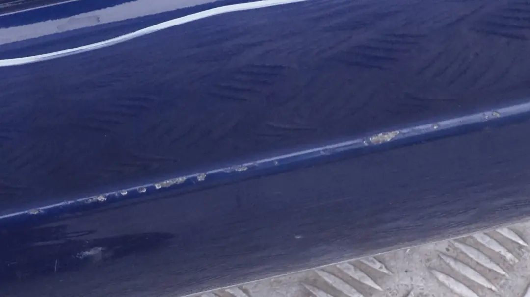 M-Sport Door Sill Cover Skirt Right O/S Interlagos Blue to BMW 5 Series E60 E61 M5 with Part number 396900 BMW 5 Series E60 E61 M5 M-Sport Door Sill Cover Skirt Right O/S Interlagos Blue - SKU 0396900-INT - Part number 396900