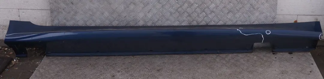 Door Sill Cover Skirt Right O/S Mysticblau Blue to BMW 5 Series E60 E61 M5 M Sport with Part number 0396900 BMW 5 Series E60 E61 M5 M Sport Door Sill Cover Skirt Right O/S Mysticblau Blue - SKU 0396900-MYS - Part number 0396900