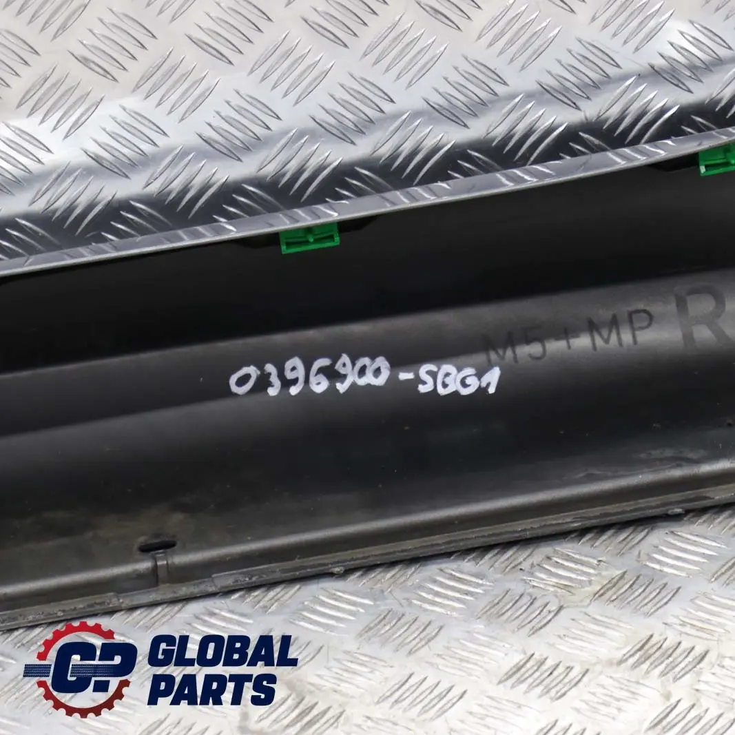 BMW 5 E60 E61 M5 M Sport Door Sill Cover Skirt Right O/S Silbergrau Grey - A08 - SKU 0396900-SBG1 - Part number 0396900
