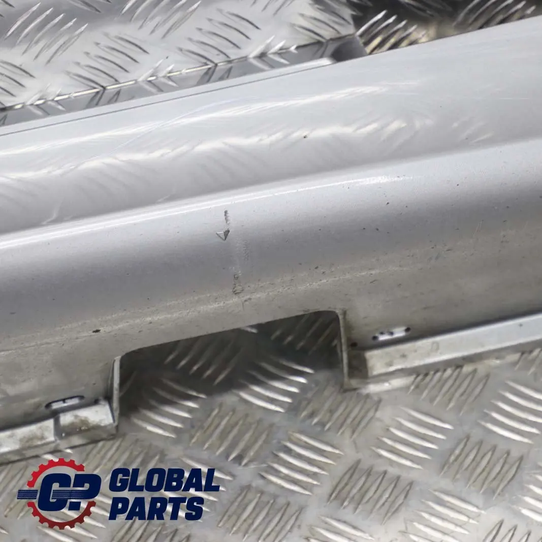 BMW 5 E60 E61 M5 M Sport Door Sill Cover Skirt Right O/S Silbergrau Grey - A08 - SKU 0396900-SBG1 - Part number 0396900