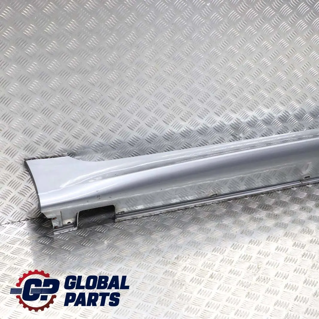 Door Sill Cover Skirt Right O/S Silbergrau Grey - A08 to BMW 5 E60 E61 M5 M Sport with Part number 0396900 BMW 5 E60 E61 M5 M Sport Door Sill Cover Skirt Right O/S Silbergrau Grey - A08 - SKU 0396900-SBG1 - Part number 0396900
