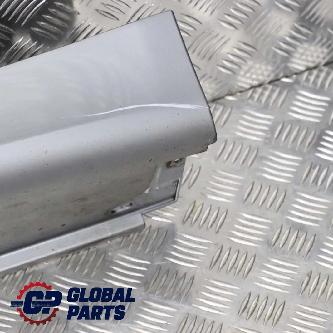 Door Sill Cover Skirt Right O/S Silbergrau Grey - A08 to BMW 5 E60 E61 M5 M Sport with Part number 0396900 BMW 5 E60 E61 M5 M Sport Door Sill Cover Skirt Right O/S Silbergrau Grey - A08 - SKU 0396900-SBG1 - Part number 0396900