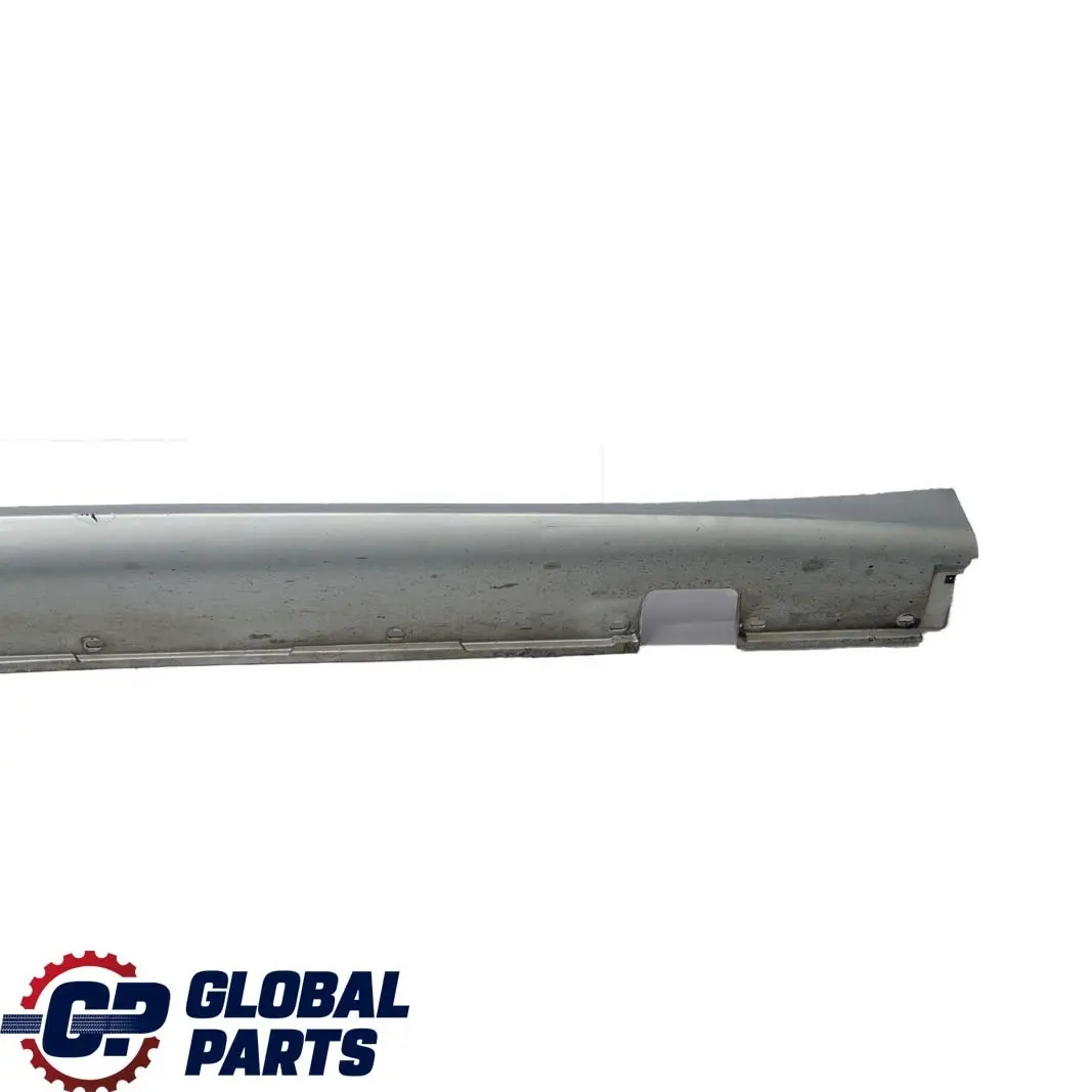 BMW 5 E60 E61 M5 M Sport Door Sill Cover Skirt Right O/S Silverstone II - A29 - SKU 0396900-SIL - Part number 0396900