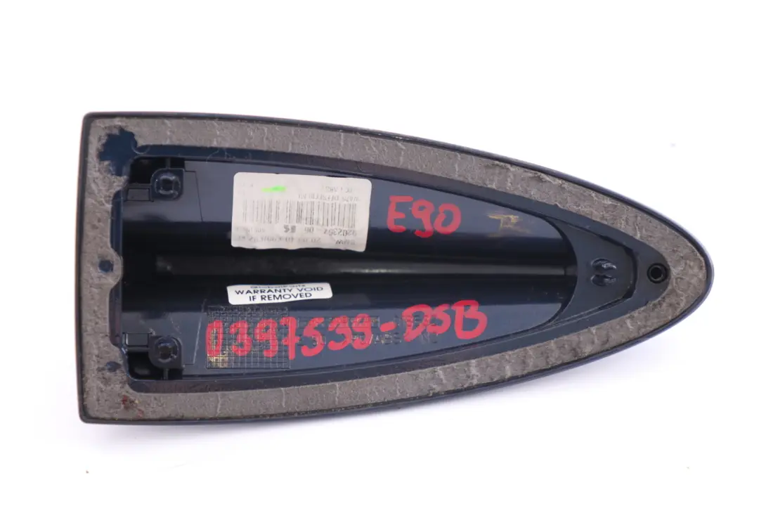 BMW E90 E92 Alloggiamento vuoto per antenna a tetto Shark Tiefseeblau Blu Mare - SKU 0397539-DSB - Numero di parte 0397539