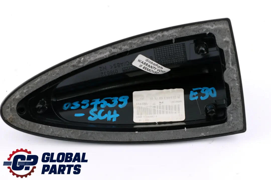 BMW 3 E90 E92 Boitier Vide Antenne de Toit Peint Noir 668 - SKU 0397539-SCH - Numéro de pièce 0397539
