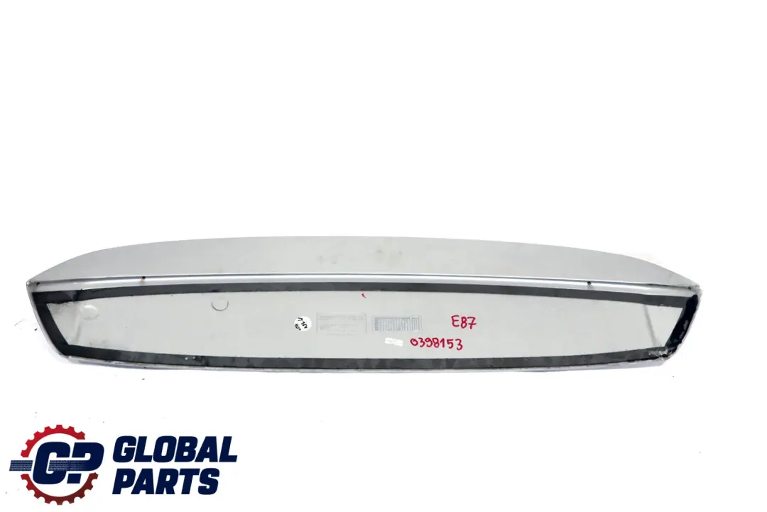 BMW 1 Series E81 E87 Trunk Lid Tailgate Boot Lid Spoiler Titansilber Silver - SKU 0398153 - Part number 0398153
