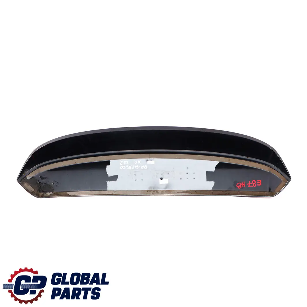 BMW 1 E81 E87 Aero Tailgate Boot Trunk Lid Spoiler Monaco Blue Metallic - A35 - SKU 0398219-MB - Part number 0398219