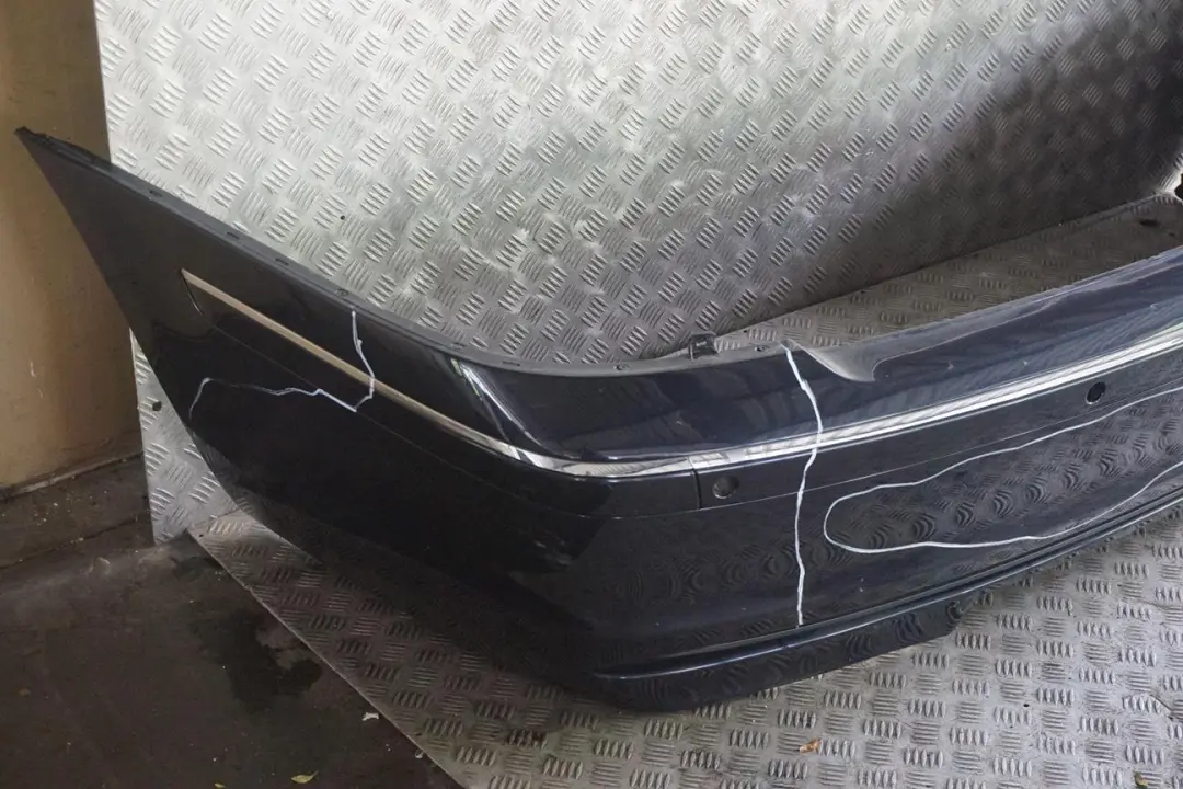 BMW 7 Series E65 E66 E67 Rear Bumper Panel Monacoblau Monaco Blue - A35 - SKU 0399100-MB1 - Part number 0399100