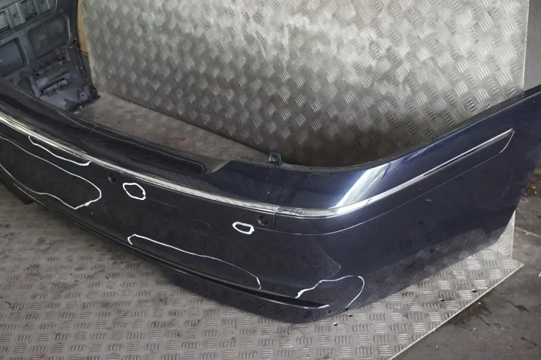 Bumper Panel Monacoblau Monaco Blue - A35 to BMW 7 Series E65 E66 E67 Rear with Part number 0399100 BMW 7 Series E65 E66 E67 Rear Bumper Panel Monacoblau Monaco Blue - A35 - SKU 0399100-MB1 - Part number 0399100