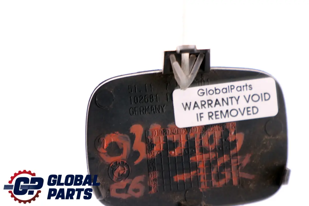 BMW 7 er E65 E66 E67 Klappe Abschleppöse Lackiert Titangrau II 7135601 - SKU 0399103-TGR - Teilenummer 0399103