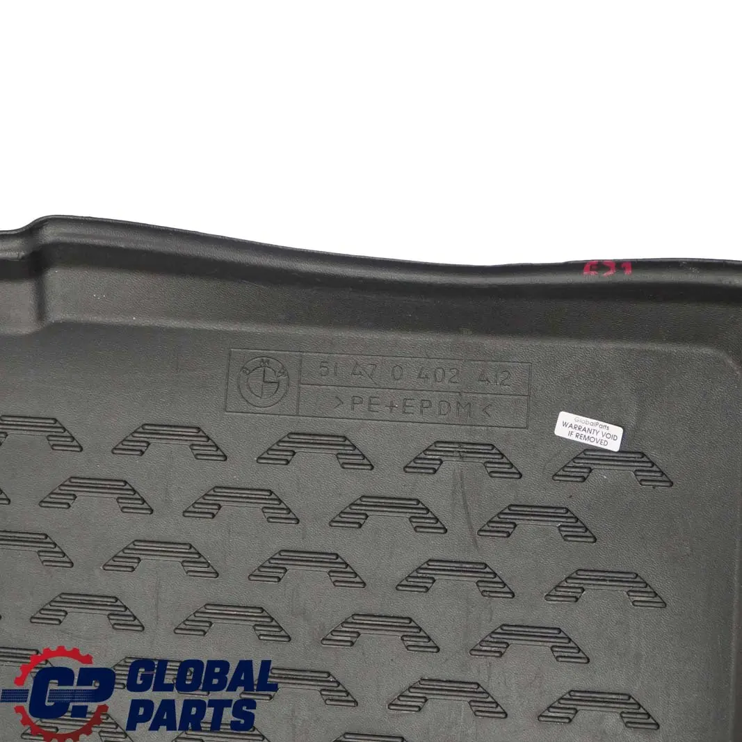 Fitted Boot Trunk Luggage Compartment Rubber Mat to BMW E91 Touring with Part number 0402412 BMW E91 Touring Fitted Boot Trunk Luggage Compartment Rubber Mat - SKU 0402412 - Part number 0402412