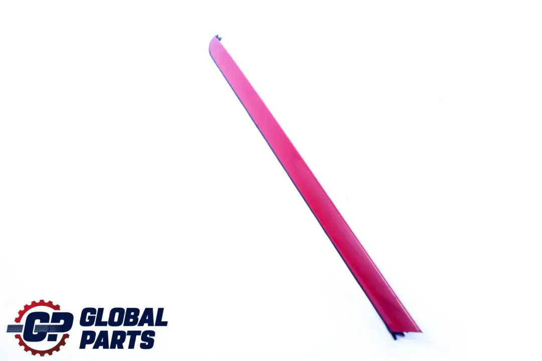 Front Right O/S Windscreen Drip Moulding Trim Karmesinrot Red to BMW X3 Series E83 with Part number 0403319 BMW X3 Series E83 Front Right O/S Windscreen Drip Moulding Trim Karmesinrot Red - SKU 0403319-KAR - Part number 0403319