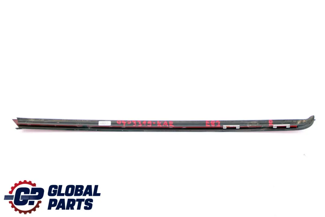 BMW X3 Series E83 Front Right O/S Windscreen Drip Moulding Trim Karmesinrot Red - SKU 0403319-KAR - Part number 0403319