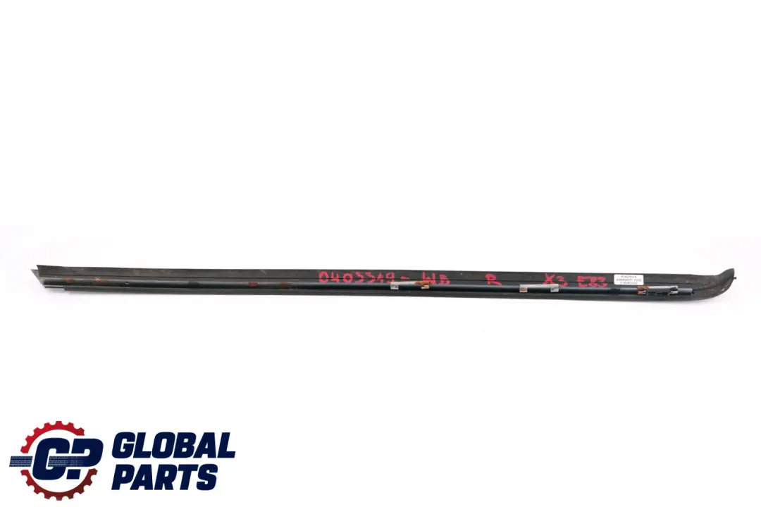 BMW X3 Series E83 Front Right O/S Windscreen Drip Moulding Trim Bluewater Blue - SKU 0403319-WB - Part number 0403319