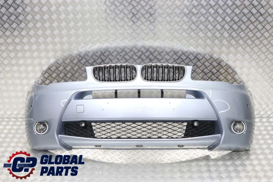 Complete Front Bumper Aerokit PDC Bluewater Blue Metallic - 896 to BMW X3 E83 with Part number 0403459 BMW X3 E83 Complete Front Bumper Aerokit PDC Bluewater Blue Metallic - 896 - SKU 0403459-WB - Part number 0403459