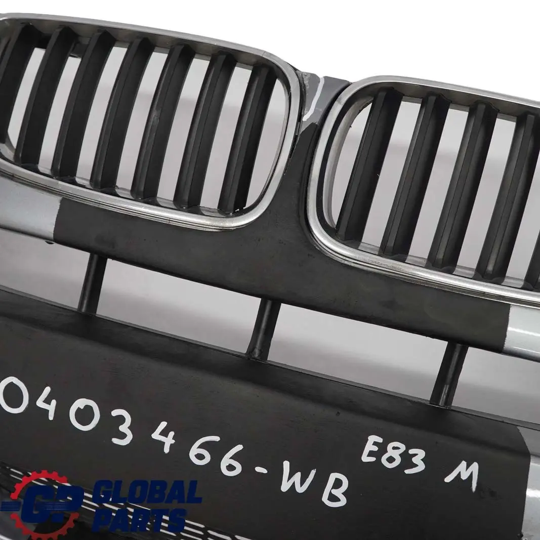 Complete Front Bumper PDC Bluewater Blue Metallic - 896 to BMW X3 E83 M Sport with Part number 0403466 BMW X3 E83 M Sport Complete Front Bumper PDC Bluewater Blue Metallic - 896 - SKU 0403466-WB - Part number 0403466