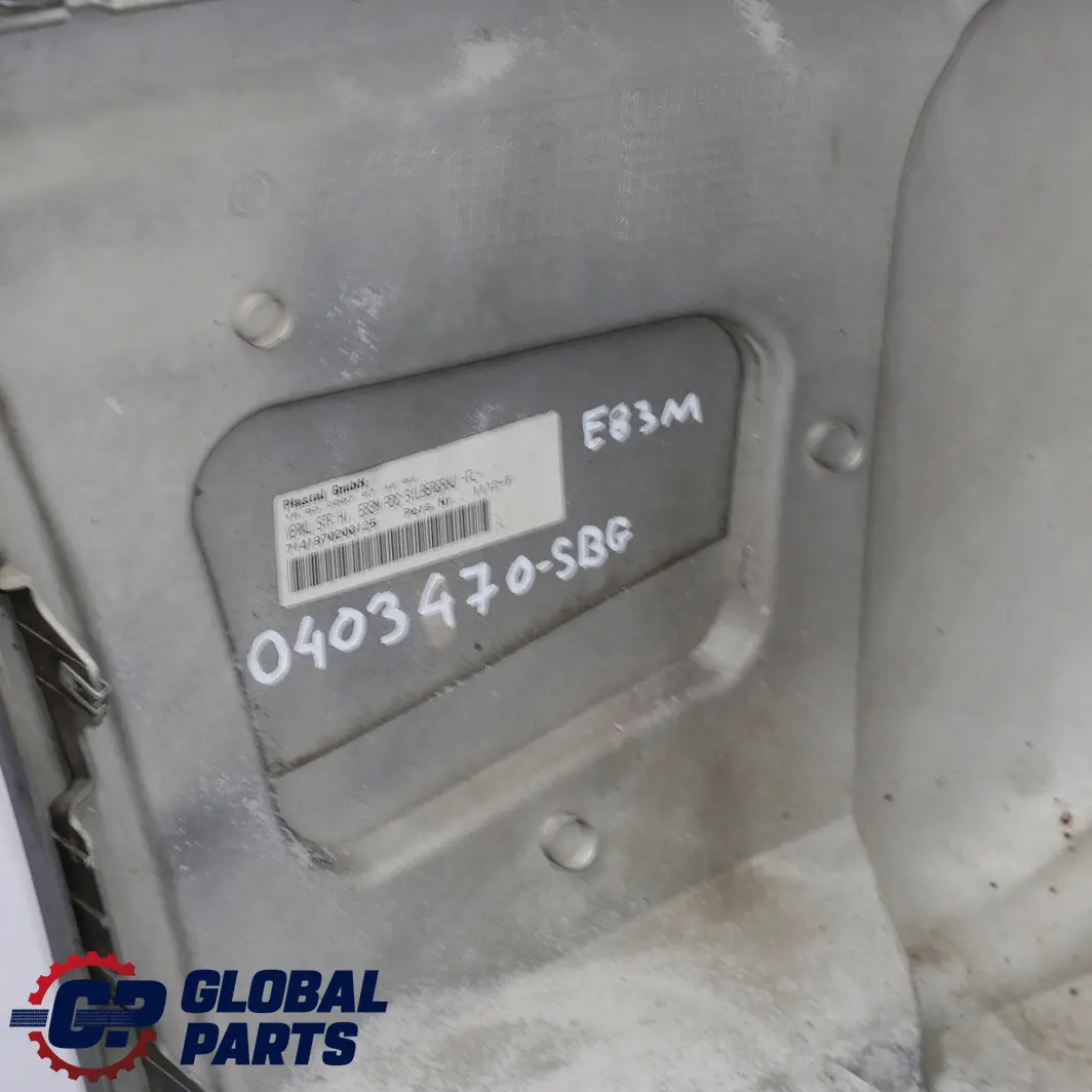 BMW X3 E83 M Sport Stossfänger Hinten PDC Silbergrau Silber Grau - A08 - SKU 0403470-SBG - Teilenummer 0403470