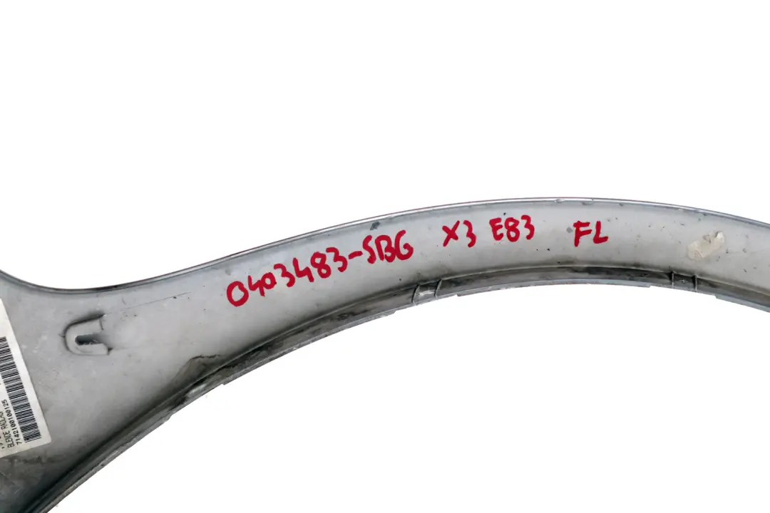 BMW X3 Series E83 M Sport Front Left N/S Wheel Arch Cover Silbergrau Grey - SKU 0403483-SBG - Part number 0403483