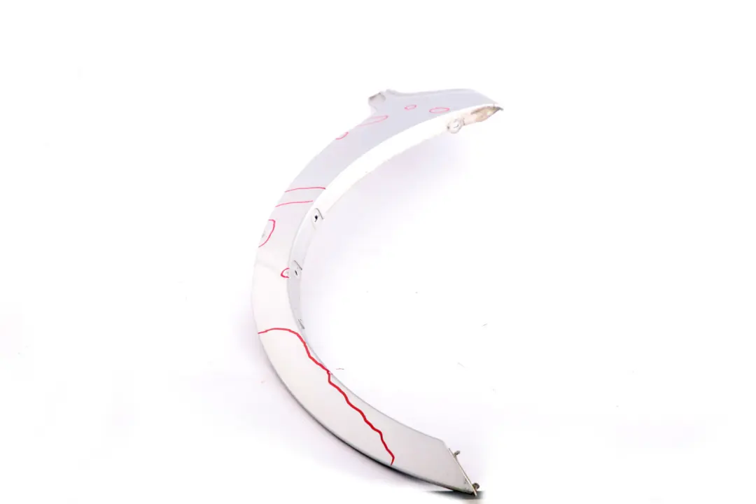 Copertura Arco Ruota Posteriore Destro Titansilber Argento per BMW X3 E83 M Sport con numero di parte 0403487 BMW X3 E83 M Sport Copertura Arco Ruota Posteriore Destro Titansilber Argento - SKU 0403487-TS - Numero di parte 0403487