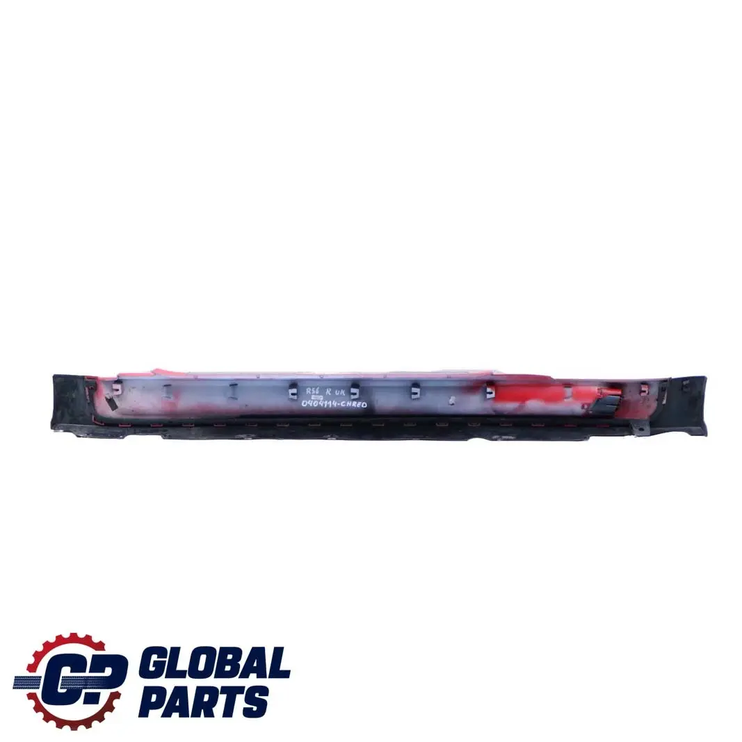 Right Door O/S Sill Skirt Side Trim Chili Red 851 to Mini Cooper R56 R57 JCW Cover with Part number 0404114 Mini Cooper R56 R57 JCW Cover Right Door O/S Sill Skirt Side Trim Chili Red 851 - SKU 0404114-CHRED - Part number 0404114