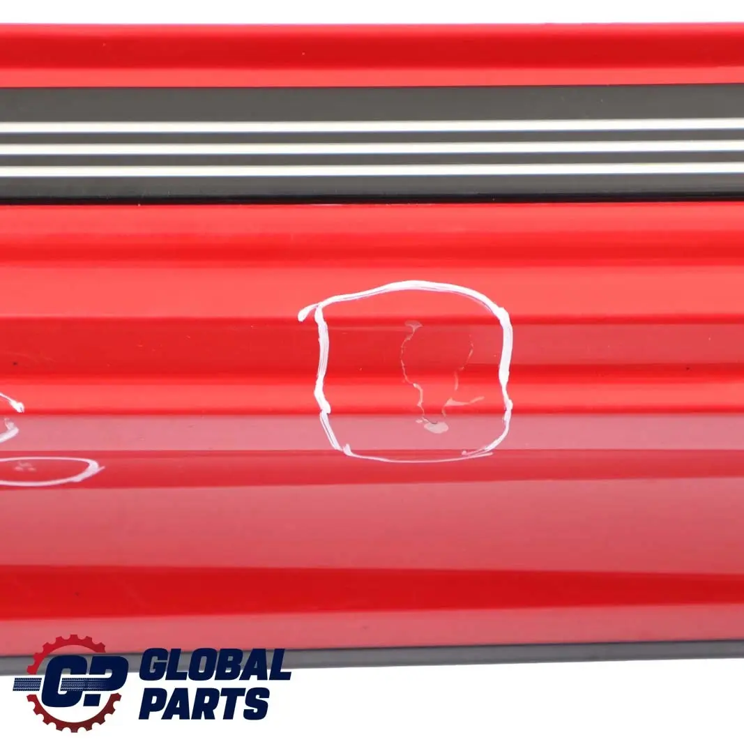Right Door O/S Sill Skirt Side Trim Chili Red 851 to Mini Cooper R56 R57 JCW Cover with Part number 0404114 Mini Cooper R56 R57 JCW Cover Right Door O/S Sill Skirt Side Trim Chili Red 851 - SKU 0404114-CHRED - Part number 0404114
