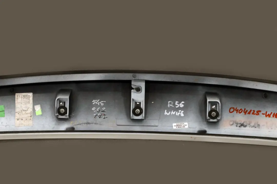 Boot Trunk Lid Spoiler White to BMW MINI Cooper R56 JCW Rear with Part number 0404125 BMW MINI Cooper R56 JCW Rear Boot Trunk Lid Spoiler White - SKU 0404125-WHI - Part number 0404125