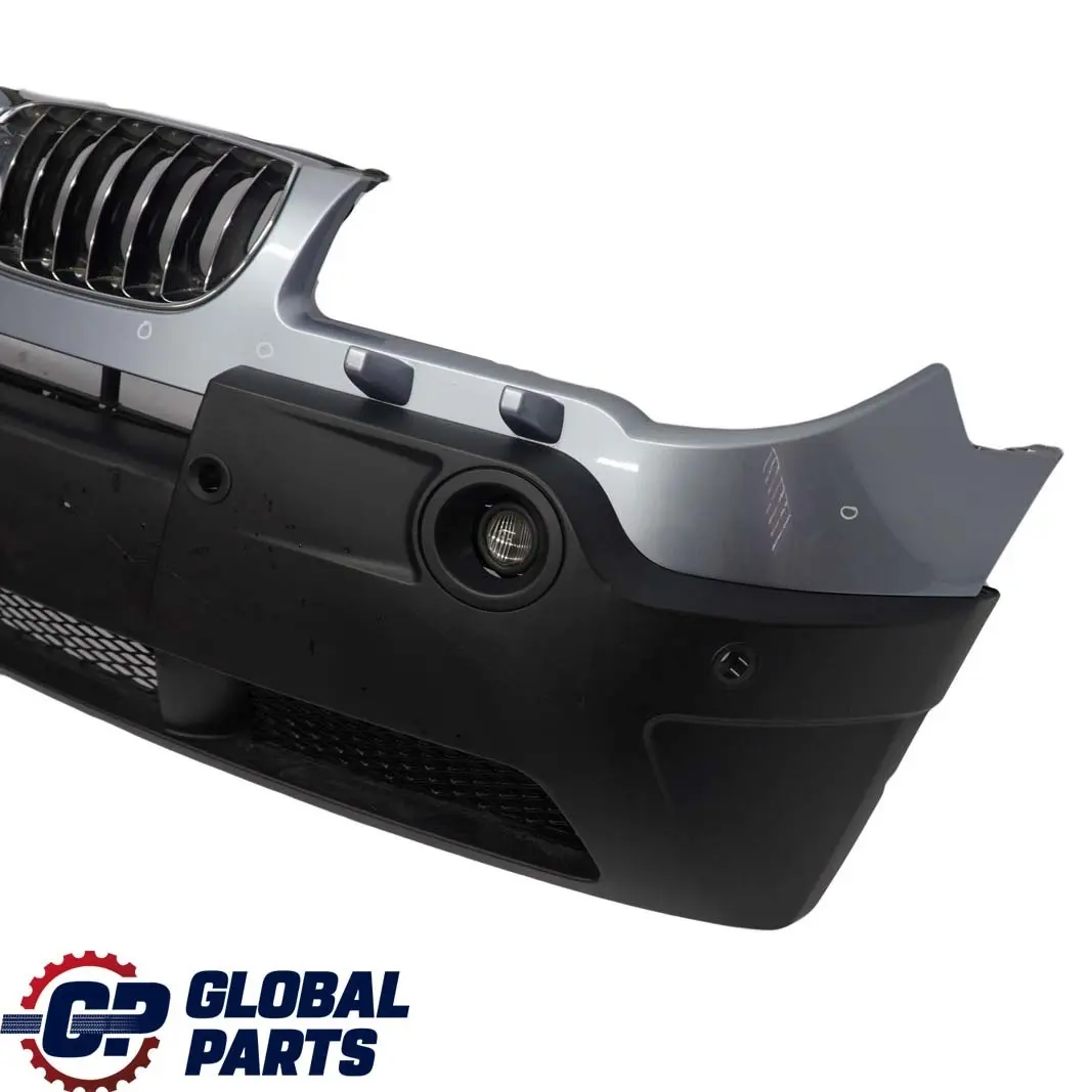 BMW X3 E83 Complete Front Bumper PDC Bluewater Blue Water Metallic - 896 - SKU 0409897-WB - Part number 0409897