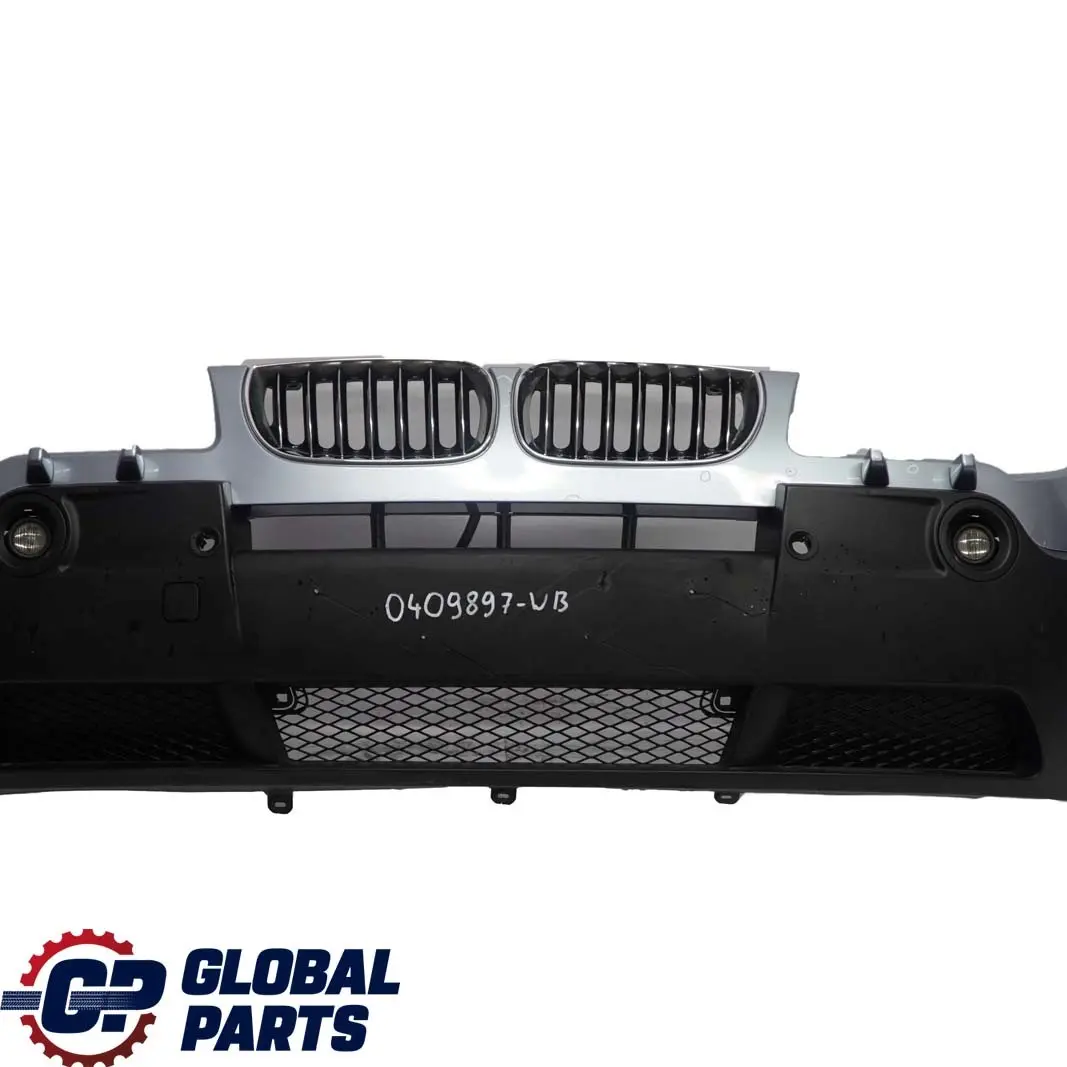 BMW X3 E83 Complete Front Bumper PDC Bluewater Blue Water Metallic - 896 - SKU 0409897-WB - Part number 0409897