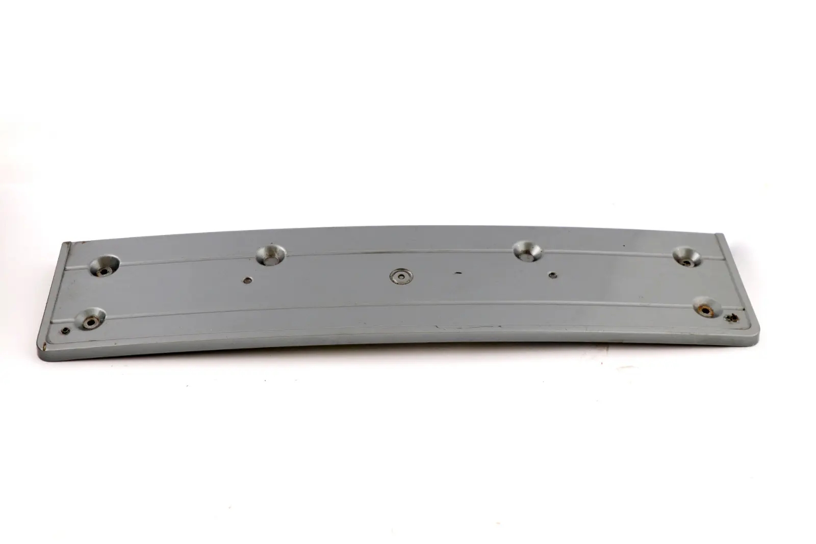 BMW X3 Series E83 Front Bumper Licence Plate Base Silver Grey Metallic 3414323