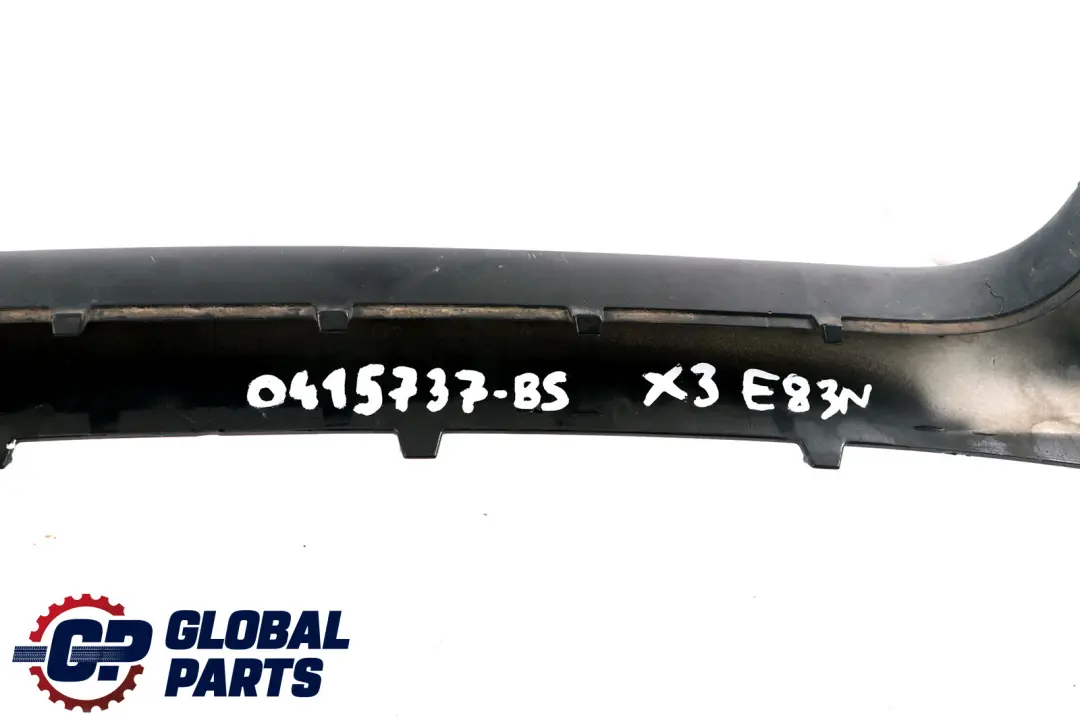 Front Bumper Bottom Trim Strip Panel to BMW X3 Series E83 LCI with Part number 0415737 BMW X3 Series E83 LCI Front Bumper Bottom Trim Strip Panel - SKU 0415737-BS - Part number 0415737