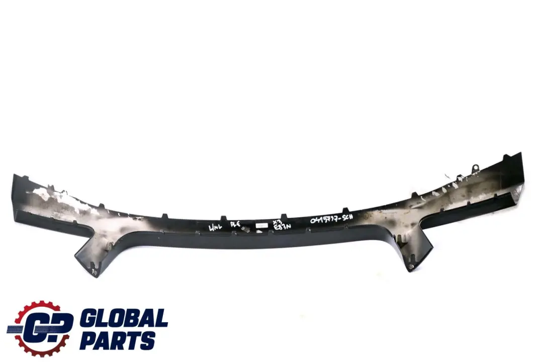 BMW X3 Series E83 LCI Front Bumper Bottom Trim Panel Schwarz 2 Black - 668 - SKU 0415737-SCH - Part number 0415737