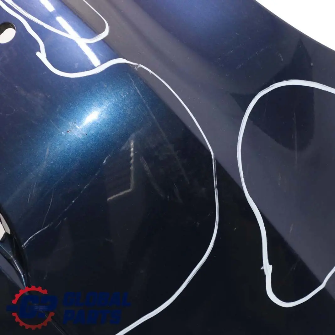 BMW 5 Series E60 1 Saloon Rear Bumper PDC Tiefseeblau Deep Sea Blue - A76 - SKU 0422349-DSB1 - Part number 0422349