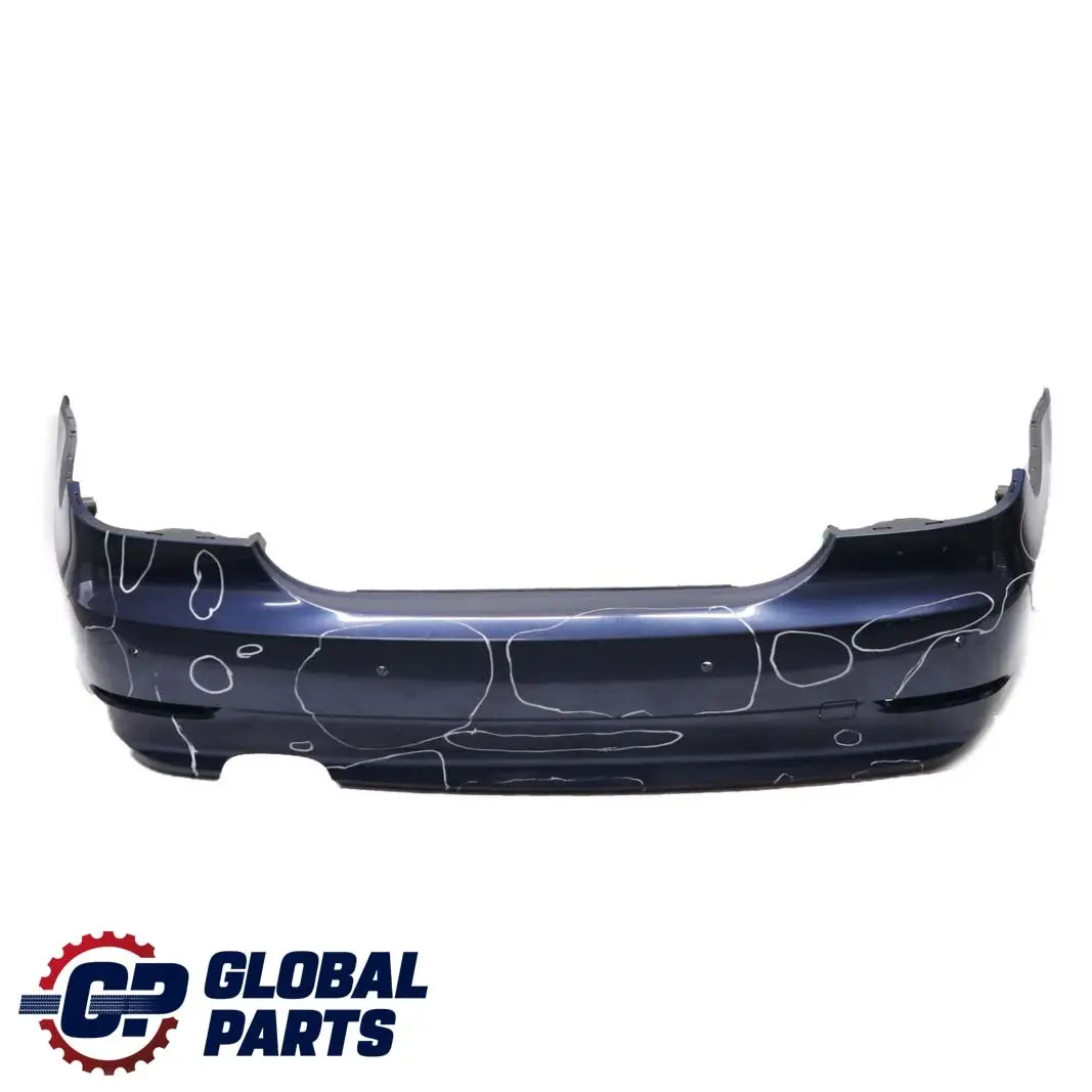 Bumper PDC Tiefseeblau Deep Sea Blue - A76 to BMW 5 Series E60 1 Saloon Rear with Part number 0422349 BMW 5 Series E60 1 Saloon Rear Bumper PDC Tiefseeblau Deep Sea Blue - A76 - SKU 0422349-DSB1 - Part number 0422349