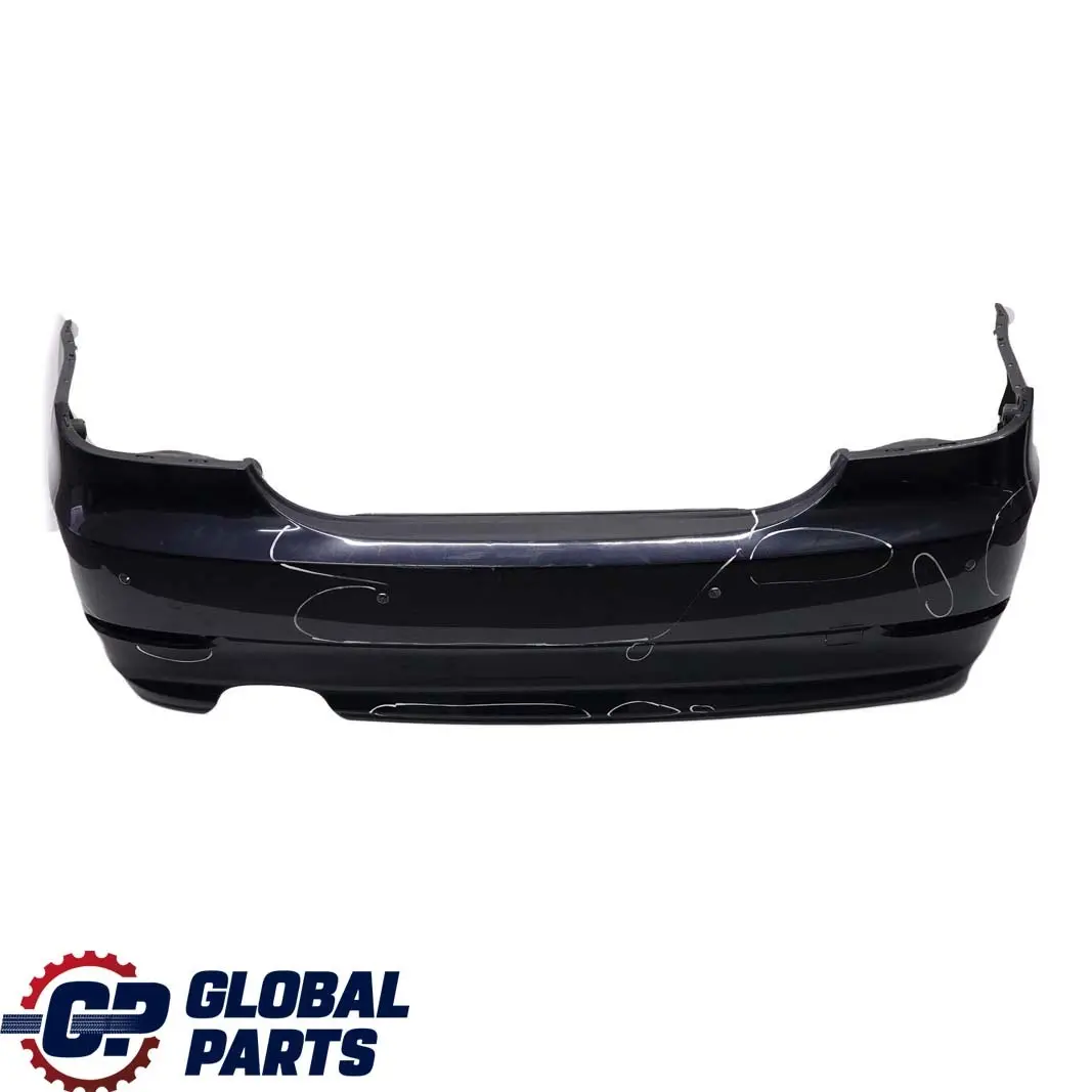 BMW 5 Series E60 LCI 1 Saloon Rear Bumper PDC Monacoblau Monaco Blue - A35 - SKU 0422349-MB1 - Part number 0422349