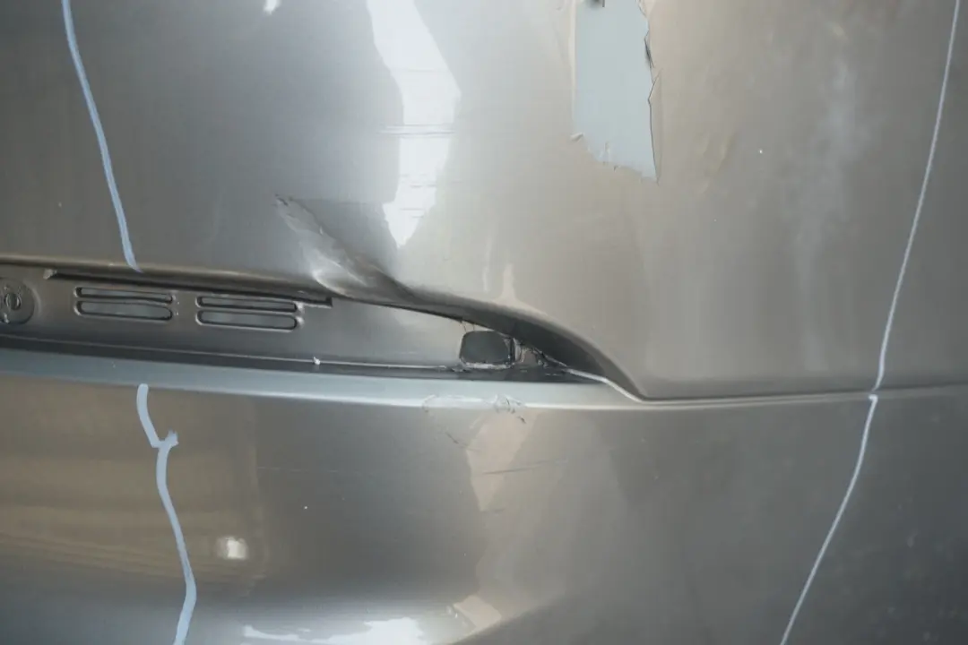 BMW 5 Series E60 Saloon Rear Bumper PDC Platinbronze Platinum Bronze - A53 - SKU 0422349-PB - Part number 0422349