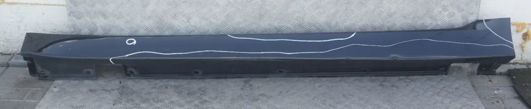 BMW 5 E60N E61N LCI Bas de Porte Couverture Seuil a Gauche Bleu Monaco Bleu De - - SKU 0422464-BS1 - Numéro de pièce 0422464