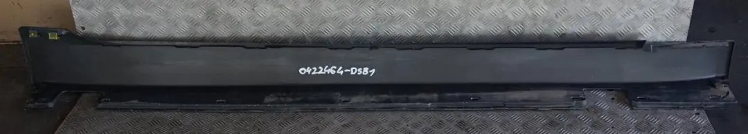 Door Sill Cover Side Skirt Left N/S Tiefseeblau Blue - A76 to BMW 5 E60 E61 LCI 1 with Part number 0422464 BMW 5 E60 E61 LCI 1 Door Sill Cover Side Skirt Left N/S Tiefseeblau Blue - A76 - SKU 0422464-DSB1 - Part number 0422464