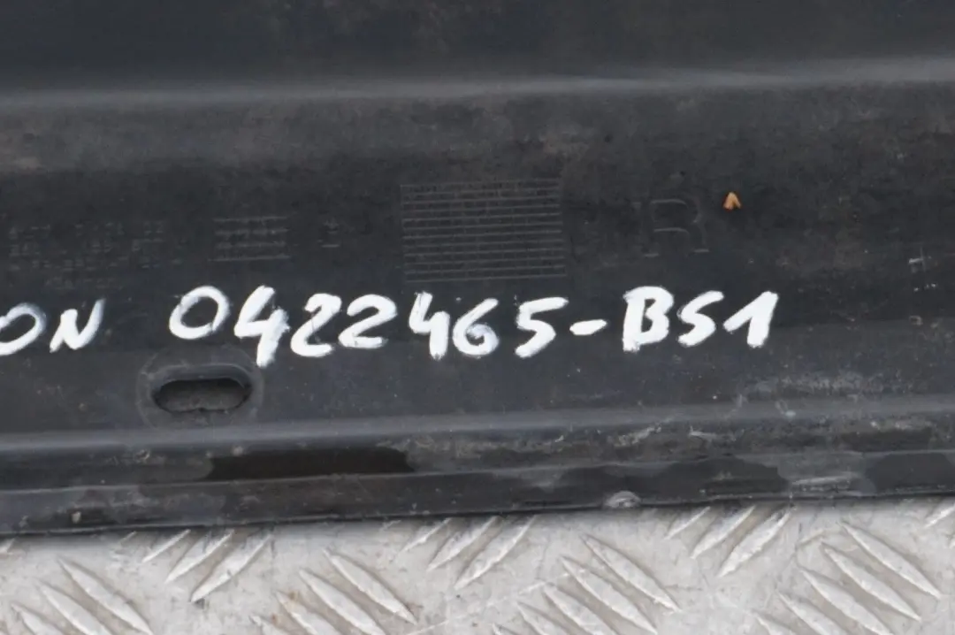 BMW E60N E61N LCI Listello Portiera Apertura Gonna Destra Black Sapphire 475 - SKU 0422465-BS1 - Numero di parte 0422465
