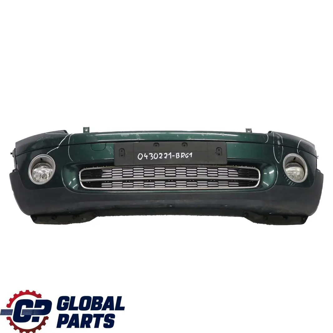 BMW Mini R55 R56 1 Complete Front Bumper Trim Panel British Racing Green - A67 - SKU 0430221-BRG1 - Part number 0430221