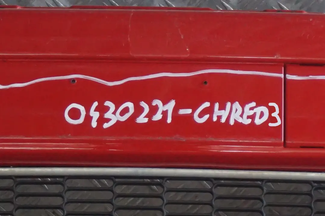 Complete Front Bumper Trim Panel Chili Red - 851 to BMW MINI Cooper R55 R56 3 with Part number 0430221 BMW MINI Cooper R55 R56 3 Complete Front Bumper Trim Panel Chili Red - 851 - SKU 0430221-CHRED3 - Part number 0430221