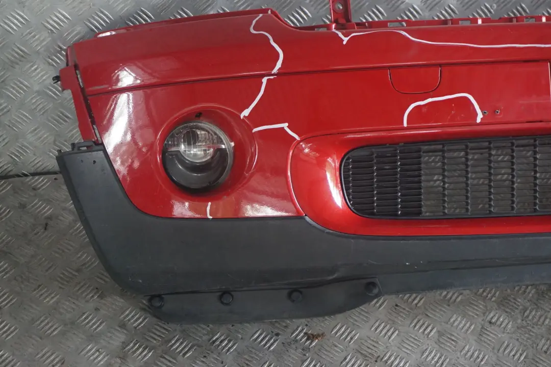 Complete Front Bumper Trim Panel Chili Red - 851 to BMW MINI Cooper R55 R56 4 with Part number 0430221 BMW MINI Cooper R55 R56 4 Complete Front Bumper Trim Panel Chili Red - 851 - SKU 0430221-CHRED4 - Part number 0430221
