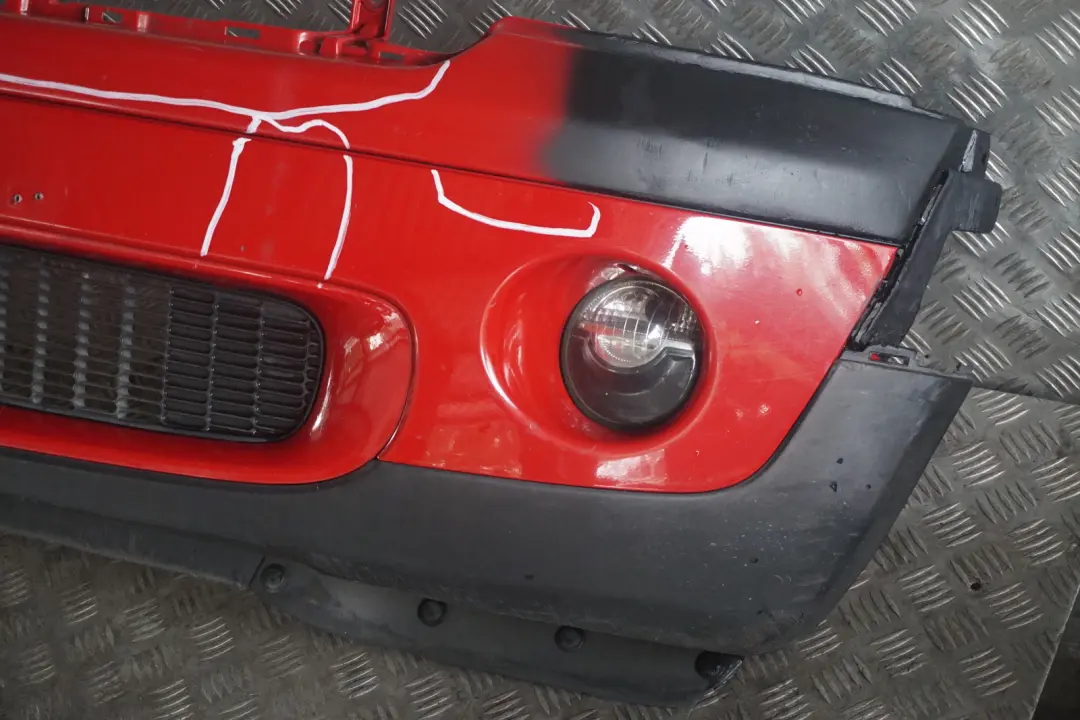 Complete Front Bumper Trim Panel Chili Red - 851 to BMW MINI Cooper R55 R56 4 with Part number 0430221 BMW MINI Cooper R55 R56 4 Complete Front Bumper Trim Panel Chili Red - 851 - SKU 0430221-CHRED4 - Part number 0430221