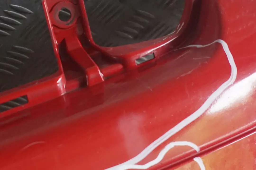 Complete Front Bumper Trim Panel Chili Red - 851 to BMW MINI Cooper R55 R56 4 with Part number 0430221 BMW MINI Cooper R55 R56 4 Complete Front Bumper Trim Panel Chili Red - 851 - SKU 0430221-CHRED4 - Part number 0430221