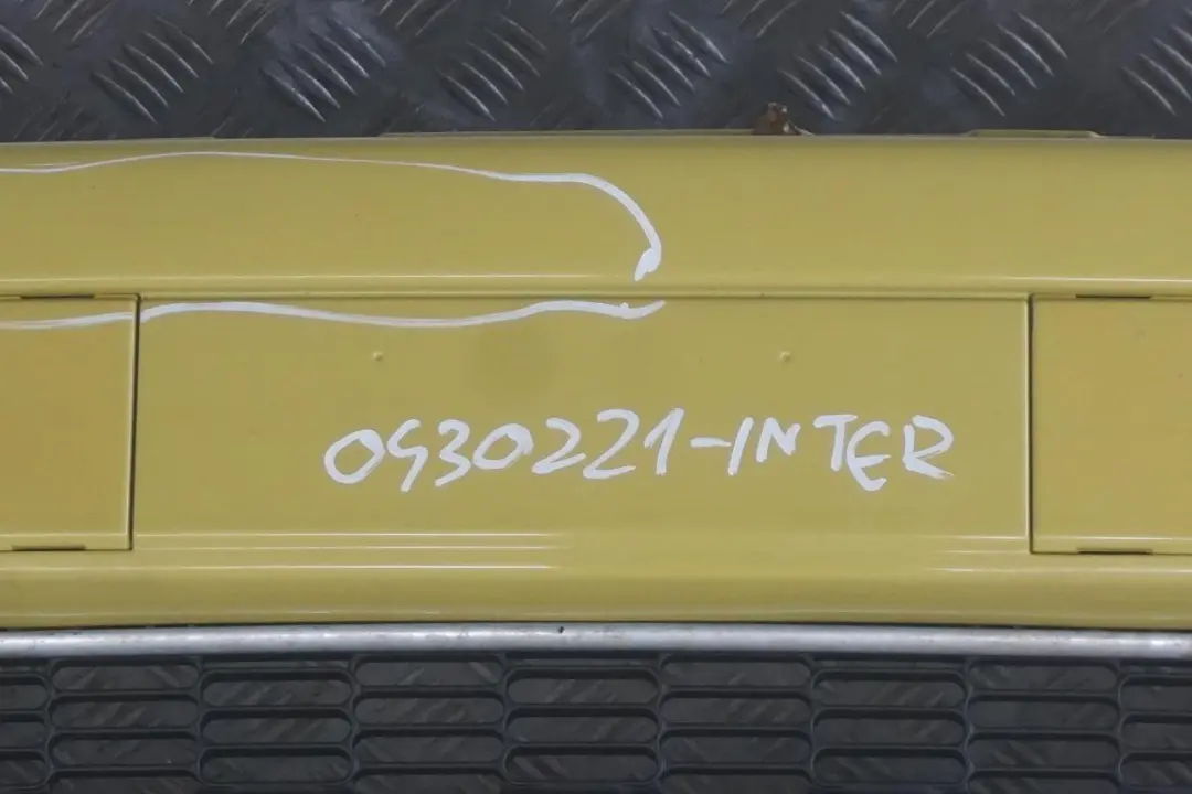 Complete Front Bumper Trim Panel Interchange Yellow - A95 to BMW Mini R55 R56 with Part number 0430221 BMW Mini R55 R56 Complete Front Bumper Trim Panel Interchange Yellow - A95 - SKU 0430221-INTER - Part number 0430221