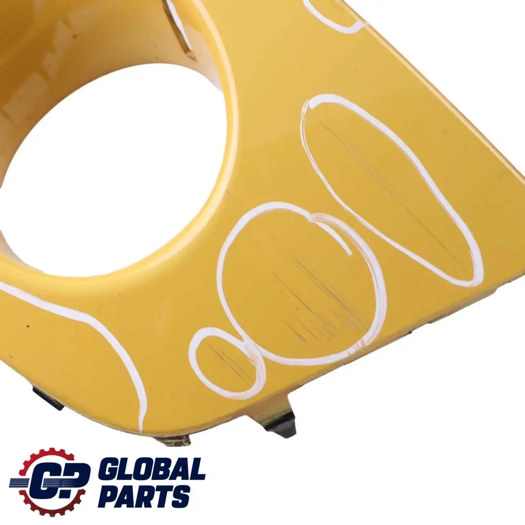 Front Bumper Trim Panel Left N/S Mellow Yellow 2751561 to Mini Cooper R55 R56 with Part number 430223 Mini Cooper R55 R56 Front Bumper Trim Panel Left N/S Mellow Yellow 2751561 - SKU 0430223-MY - Part number 430223