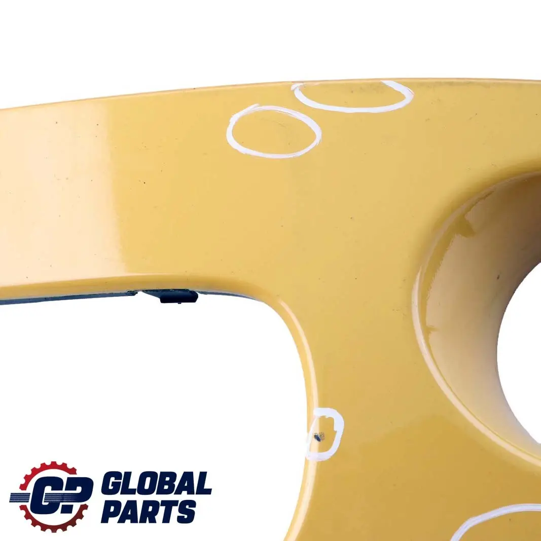 Front Bumper Trim Panel Left N/S Mellow Yellow 2751561 to Mini Cooper R55 R56 with Part number 430223 Mini Cooper R55 R56 Front Bumper Trim Panel Left N/S Mellow Yellow 2751561 - SKU 0430223-MY - Part number 430223