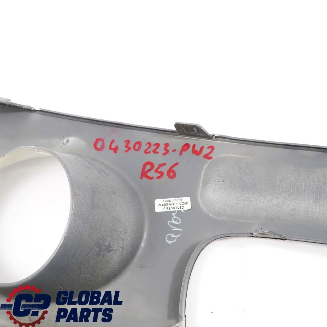 BMW Mini Cooper One R55 R56 2 Blende Vorne Links Pepper White Weiss 2753657 - SKU 0430223-PW2 - Teilenummer 0430223