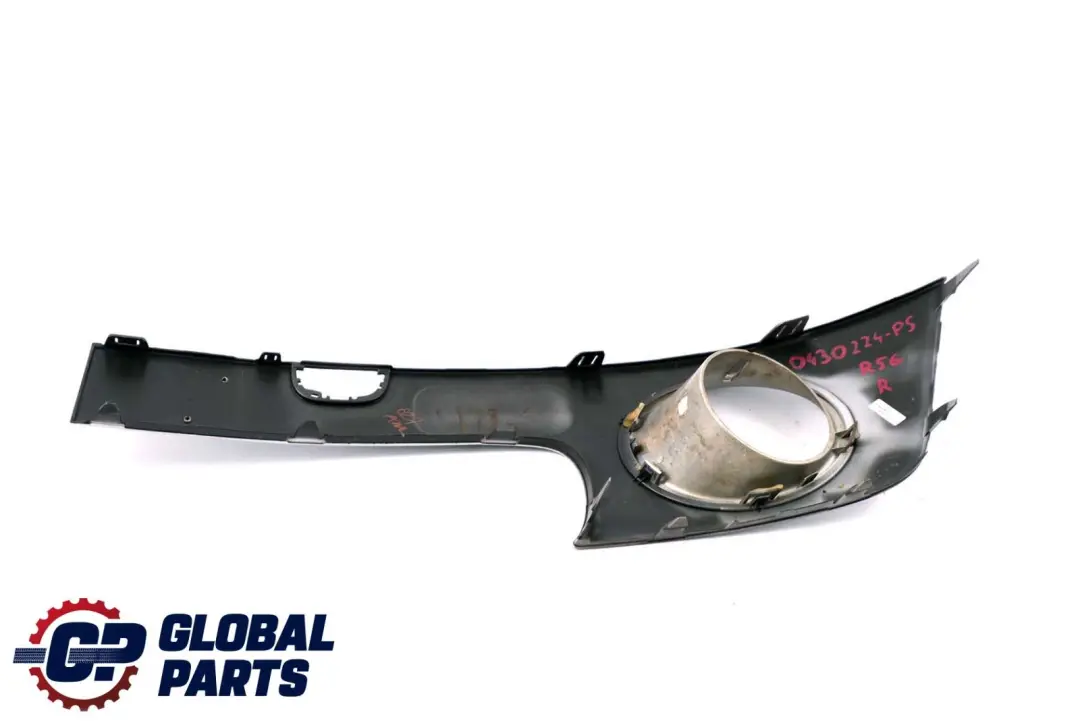 Front Bumper Trim Panel Right O/S Pure Silver 2753658 to Mini Cooper R55 R56 with Part number 0430224 Mini Cooper R55 R56 Front Bumper Trim Panel Right O/S Pure Silver 2753658 - SKU 0430224-PS - Part number 0430224